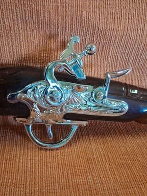 Vintage Avon Deep Woods After Shave Cologne Dueling Pistol 1760 Gun Btl No Box - Thumbnail 3