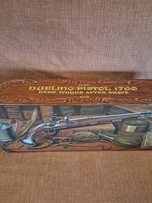 Vintage Avon Deep Woods After Shave Cologne Dueling Pistol 1760 Gun Style Bottle - Thumbnail 4