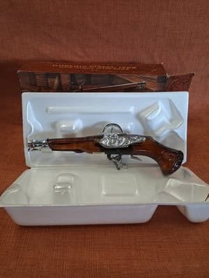 Vintage Avon Deep Woods After Shave Cologne Dueling Pistol 1760 Gun Style Bottle - Thumbnail 10