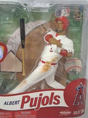 McFarlane MLB 30 - ALBERT PUJOS - Anaheim Angels - Collector #787/2000 - Thumbnail 2