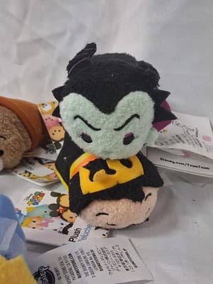 Disney Tsum Tsum ~ Sleeping Beauty Friends ~ Lot Of 7 Plushes Nwt - Thumbnail 5