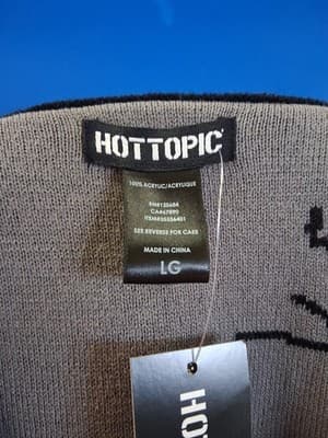 Halloween Cemetery Sketch Pattern Button Up Knit Cardigan Size LG NWT Hot Topic - Thumbnail 2