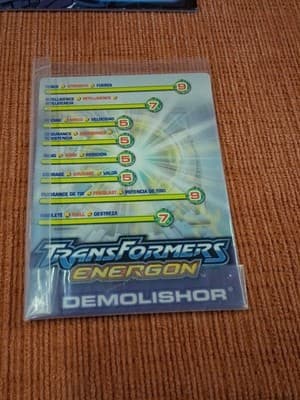 Transformers Energon (Walmart Exclusive Comic Book) + Bonus Items Mini Book Ect - Thumbnail 9