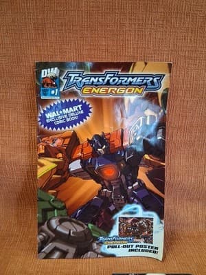 Transformers Energon (Walmart Exclusive Comic Book) + Bonus Items Mini Book Ect - Thumbnail 2