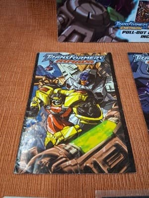 Transformers Energon (Walmart Exclusive Comic Book) + Bonus Items Mini Book Ect - Thumbnail 3