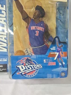 2004 McFarlane NBA - Ben Wallace Detroit Piston’s Figure - Series 7 Variant 2nd - Thumbnail 3