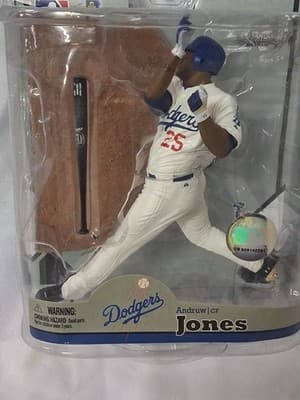 Mcfarlane ANDRUW JONES Action Figure LA Dodgers MLB Series 22 VHTF - Thumbnail 2