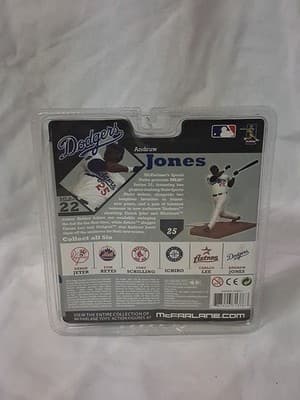 Mcfarlane ANDRUW JONES Action Figure LA Dodgers MLB Series 22 VHTF - Thumbnail 4