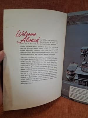 Vintage Amercas Favorite Boat Ride Circle Line Brochure Pier 83 Manhattan M6249 - Thumbnail 14