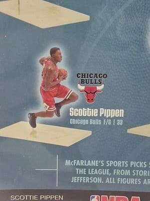 MCFARLANE SCOTTIE PIPPEN CHICAGO BULLS SERIES 6 NEW IN BOX FINAL GAME - Thumbnail 7