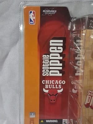 MCFARLANE SCOTTIE PIPPEN CHICAGO BULLS SERIES 6 NEW IN BOX FINAL GAME - Thumbnail 3