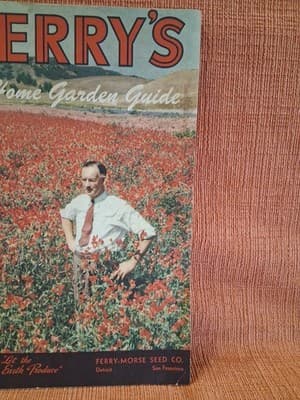 1940's FERRY-MORSE SEED CO. HOME GARDEN GUIDE Vtg - Thumbnail 3
