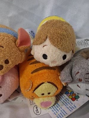Disney Tsum Tsum Mini 3 1/2" Winnie the Pooh Piglet Owl Tigger Set Of 7 NWT - Thumbnail 3