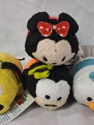 Disney Collection Minnie Donald & Pluto Tsum Tsum Mini Plush Lot Of 4 Nwt - Thumbnail 3