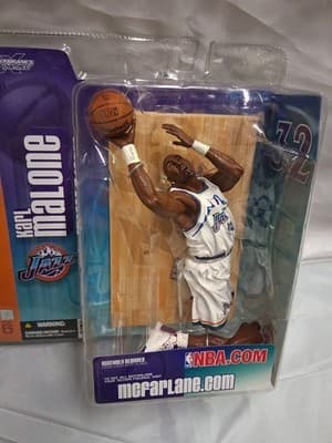 NEW KARL MALONE 2004 McFarlane NBA Basketball UTAH JAZZ VARIANT Series 6 Figure - Thumbnail 2