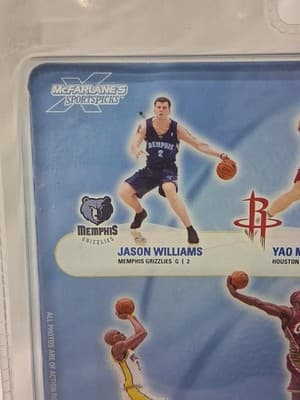 2004 McFarlane NBA Series 7 Jason Williams Memphis Grizzlies Variant Chase White - Thumbnail 5