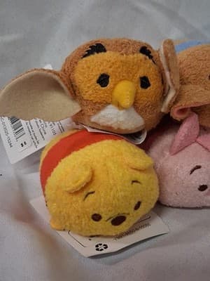 Disney Tsum Tsum Mini 3 1/2" Winnie the Pooh Piglet Owl Tigger Set Of 7 NWT - Thumbnail 5