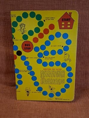 Vintage Blondie & Dagwood Comics Race for the Office Game Board Working Spinner - Thumbnail 7