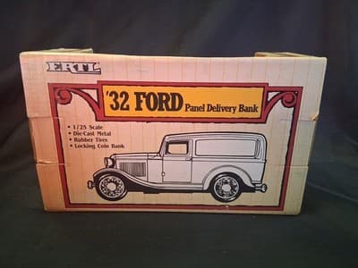 Vintage ERTL 1932 Ford Panel Delivery Bank Diecast-New In Box - Thumbnail 6