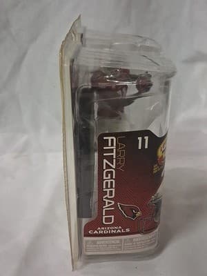 McFarlane Sports Action Figure Larry Fitzgerald Red Jersey New Sealed - Thumbnail 3