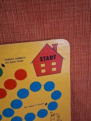 Vintage Blondie & Dagwood Comics Race for the Office Game Board Working Spinner - Thumbnail 5