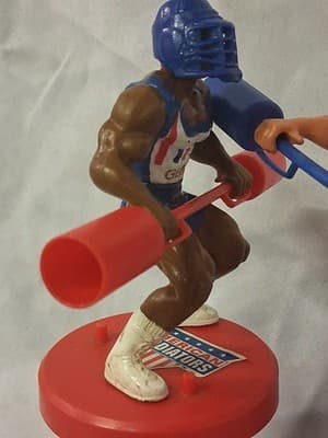 Vintage 1991 Mattel American Gladiators 4" Action Figures & Playset Joust - Thumbnail 3