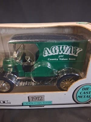 ERTL 1912 Ford Open Cab Coin Bank AGWAY 1/25 Scale DieCast #7615 New In Box - Thumbnail 3