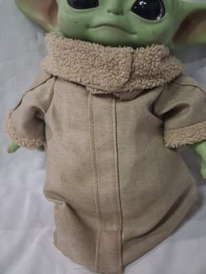 Star Wars Mandalorian The Child Grogu Baby Yoda Plush Doll 11” Mattel 2019 - Thumbnail 5