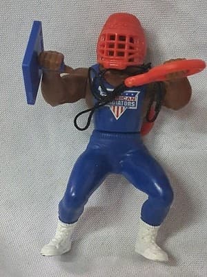 2 AMERICAN GLADIATOR TOYS LASER 3.5" ACTION FIGURE 1991 MATTEL With Accessories - Thumbnail 3