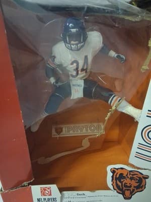Walter Payton 12" Inch Figure McFarlane NFL SportsPicks Chicago Bears Dmg On Box - Thumbnail 2