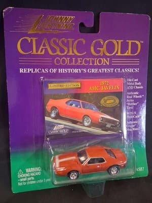 Johnny Lightning Classic Gold Collection Orange 1972 AMC Javelin 1/64 - Thumbnail 3