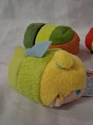 Disney Tsum Tsum Peter Pan Mini Plush, Set Of 3 Captain Hook, Tinker Bell, Peter - Thumbnail 2