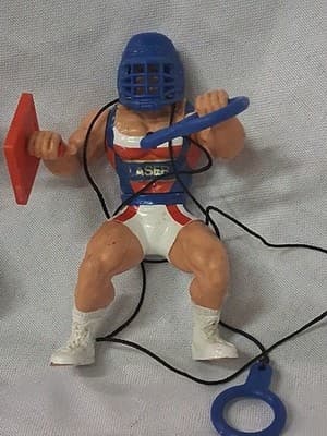 2 AMERICAN GLADIATOR TOYS LASER 3.5" ACTION FIGURE 1991 MATTEL With Accessories - Thumbnail 2