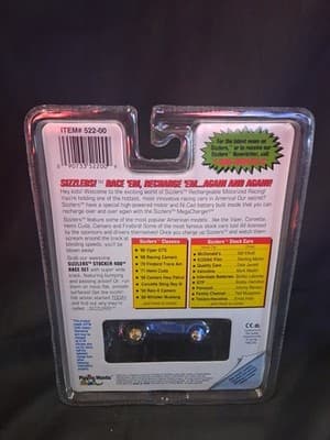 1996 Playing Mantis Sizzlers Blue/Black CORVETTE STING RAY III Sealed Recharge - Thumbnail 3