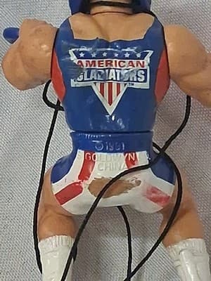 2 AMERICAN GLADIATOR TOYS LASER 3.5" ACTION FIGURE 1991 MATTEL With Accessories - Thumbnail 7