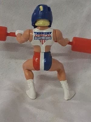 American Gladiators Zap Raye Hollitt Action Figure Mattel Vintage 1991 - Thumbnail 4