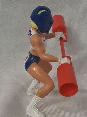 American Gladiators Zap Raye Hollitt Action Figure Mattel Vintage 1991 - Thumbnail 3