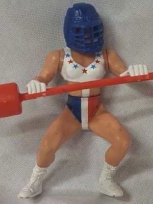 American Gladiators Zap Raye Hollitt Action Figure Mattel Vintage 1991 - Thumbnail 2
