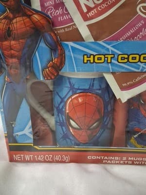 NW Frankford Candy Company Marvel Spider-Man Nestle Cocoa Mug Gift Set Chocolate - Thumbnail 2