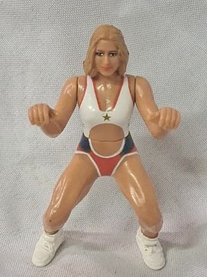 American Gladiators Action Figure SKY With Weapon And Helmet Rare - Thumbnail 7