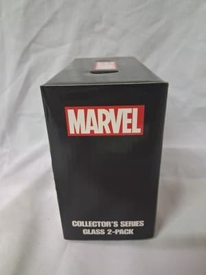 Marvel Comics Deadpool Collectors series Glass 2 pack New old stock 16oz MISB - Thumbnail 4