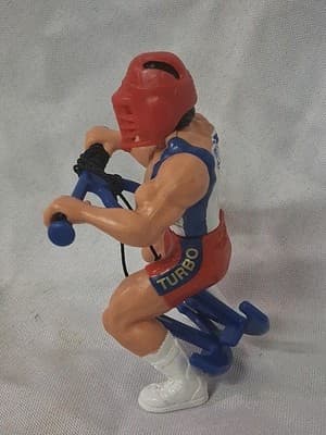 vtg 1991 Mattel Goldwyn American Gladiators GLADIATOR TURBO 3.5" Action Figure - Thumbnail 3