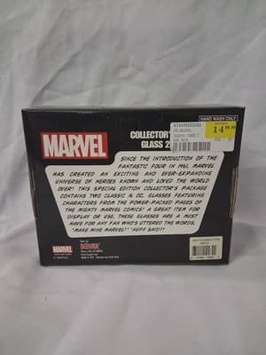 Marvel Comics Deadpool Collectors series Glass 2 pack New old stock 16oz MISB - Thumbnail 5
