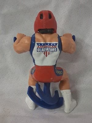 vtg 1991 Mattel Goldwyn American Gladiators GLADIATOR TURBO 3.5" Action Figure - Thumbnail 2