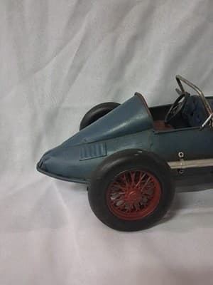 Blue Vintage Style Model Car Figurine Decor - Thumbnail 3