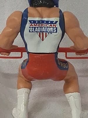 vtg 1991 Mattel Goldwyn American Gladiators GLADIATOR TURBO 3.5" Action Figure - Thumbnail 5