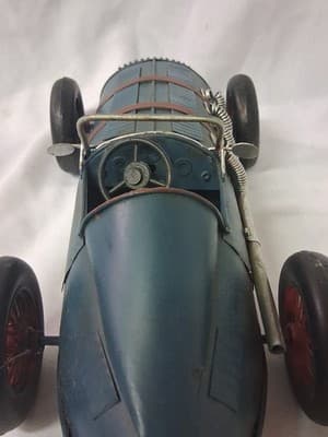 Blue Vintage Style Model Car Figurine Decor - Thumbnail 9