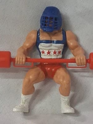 vtg 1991 Mattel Goldwyn American Gladiators GLADIATOR TURBO 3.5" Action Figure - Thumbnail 2