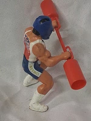 Vintage 1991 American Gladiators Nitro Figure w/helmet &weapon - Thumbnail 3