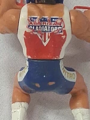 Vintage 1991 American Gladiators Nitro Figure w/helmet &weapon - Thumbnail 5